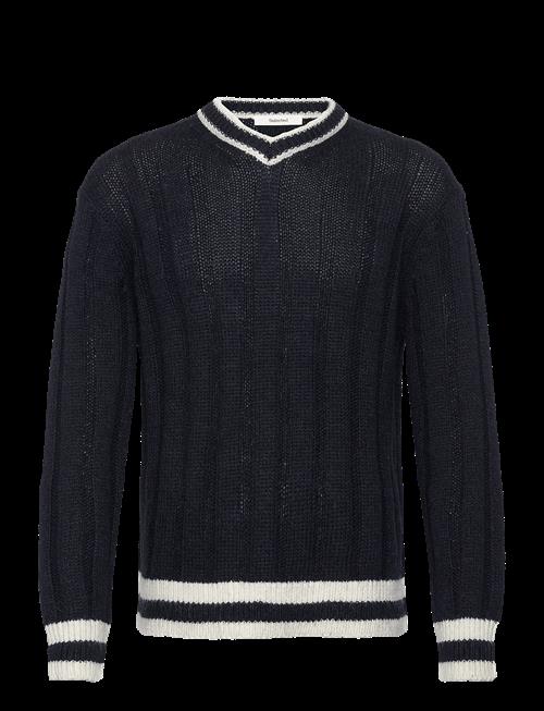 Selected | Slhroy Ls Knit Relaxed Rib V-Neck | M