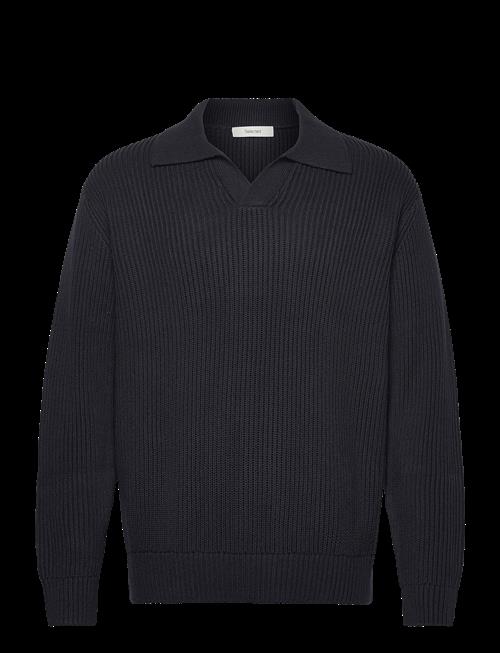 Selected | Slhdry Ls Knit Relaxed Open Polo | XL