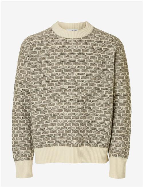 Selected | Slhkeith Ls Knit Relaxed Crew Neck | L