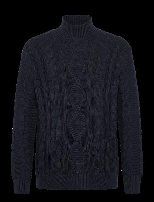 Selected | Slhuffe Ls Knit Relaxed Cable High Neck | M