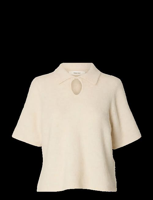 Selected | Slfsia Ras 2/4 Knit Key Hole Collar Neck | XS
