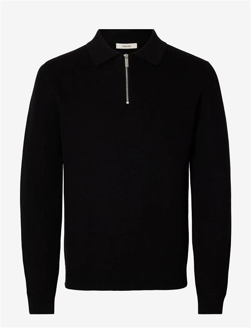Selected | Slhdane Ls Knit Struc Half Zip Polo Noos | L