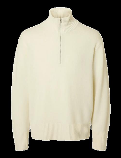 Selected | Slhcalle Relaxed Cashmere Blend Half Zip | S