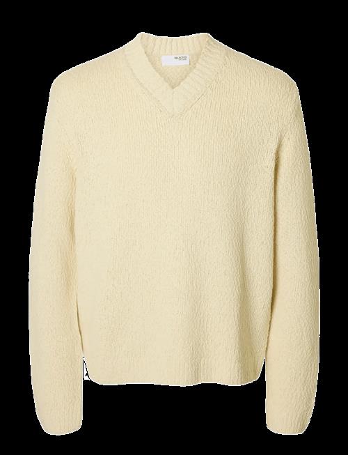 Selected | Slhangus Ls Knit Relaxed V-Neck | L