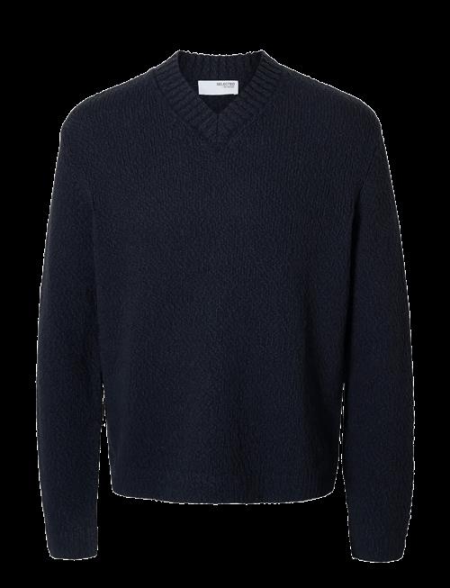 Selected | Slhangus Ls Knit Relaxed V-Neck | S