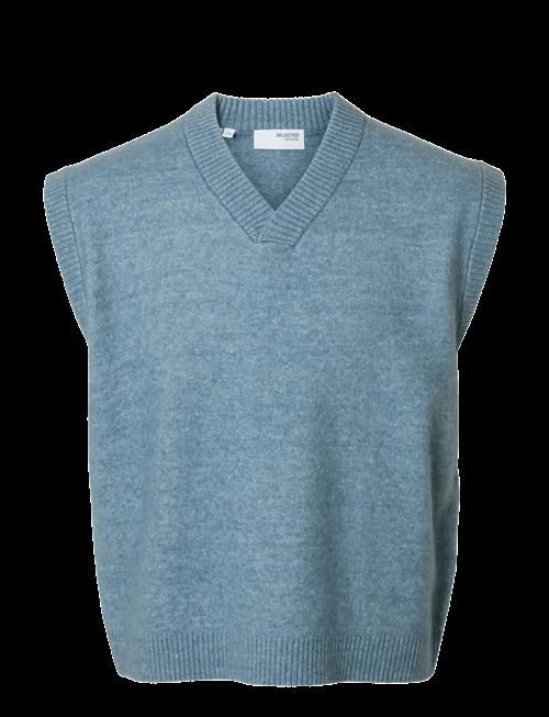 Selected | Slhrai Sl Knit V-Neck Relaxed Waistcoat | XL
