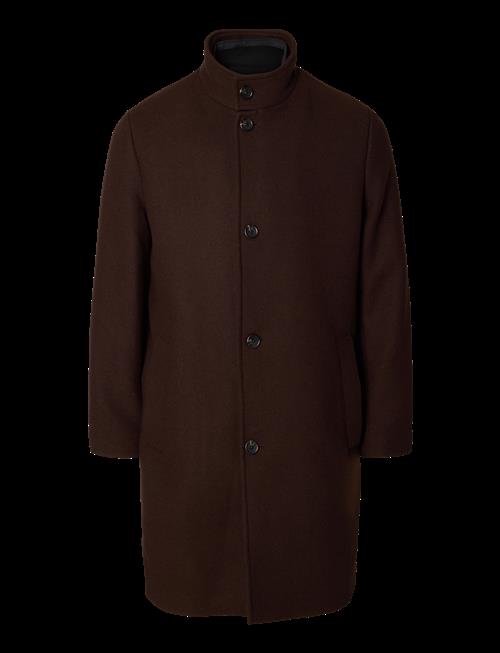 Selected | Slmrainar Wool Blend Coat Noos | L