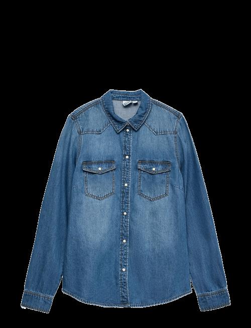 Vero Moda | Vmmaria Ls Denim Slim Shirt Mix New Noos | S