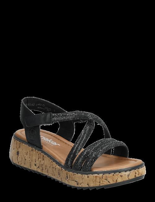 Rieker | Rieker Ladies' Sandals V1762-00 Black | 41