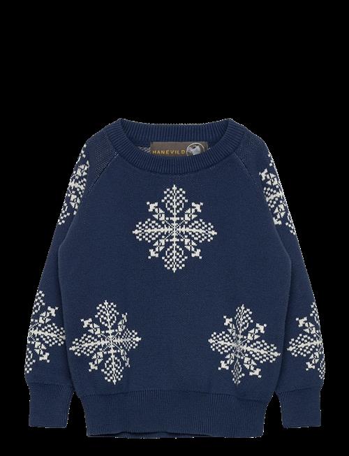 Hanevild | Snowflake Blouse, Blue | 80
