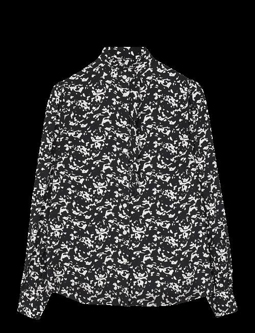 Lexington Clothing | Printed Frill Blouse | XS