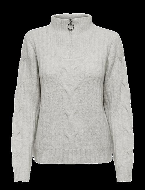 JDY | Jdyandrea L/S Zip Cable Pullove Knt Noos | S