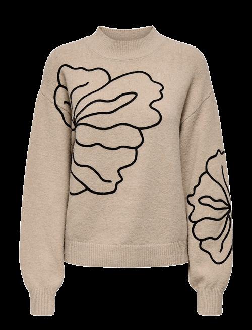 JDY | Jdyjella L/S Flower Pullover Knt Noos | XXL