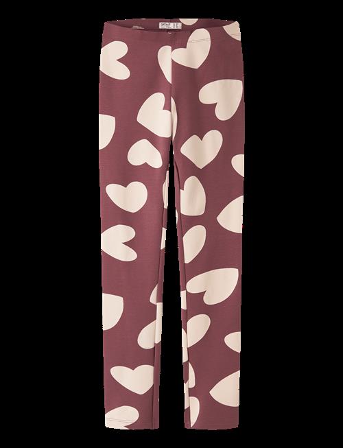 name it | Nkfdavina Aop Swe Legging Bru Noos | 164