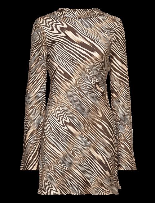 Malina | Cezanne Low Back Satin Mini Dress | 44