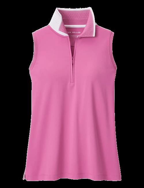 Peter Millar | Chrissie Sleeveless Zip Polo | L