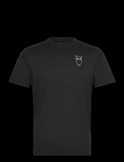 Knowledge Cotton Apparel | Alder Owl Chest Print Tee - Gots/Ve | XXL