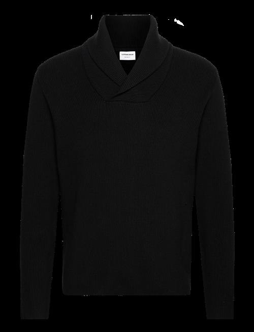Lindbergh | Shawl Collar Rib Knit | S