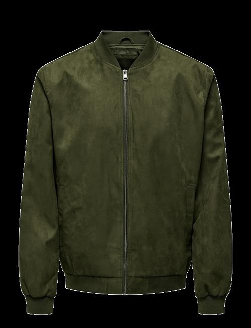 ONLY & SONS | Onslucas Fake Suede Bomber Otw Noos | M