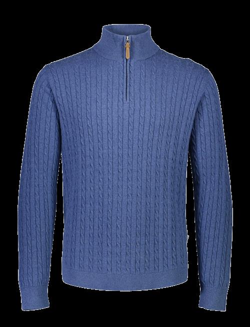 Lindbergh | 1/2 Zip Cable Knit | L