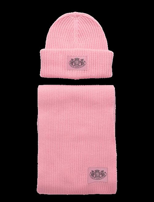 Juicy Couture | Cheetah Crest Scarf / Beanie Set | ONE SIZE