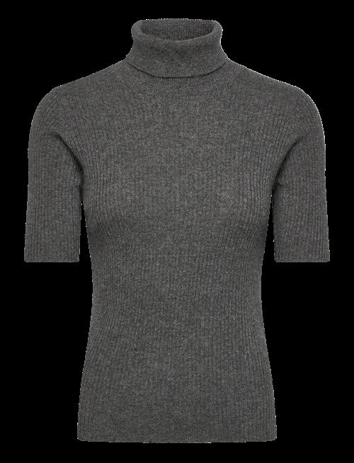 Davida Cashmere | Turtleneck Rib T-Shirt | L