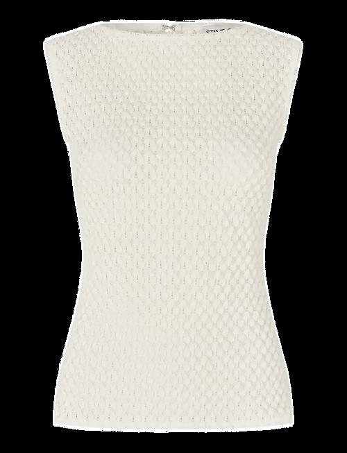 STINE GOYA | Crochet Lace, Boatneck Tank Top | XL