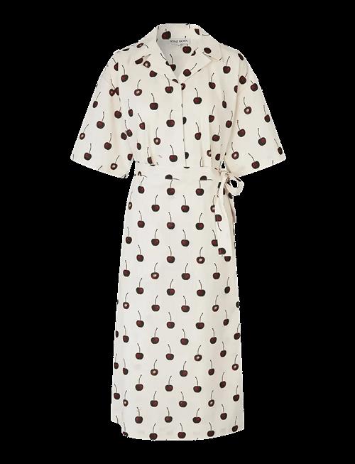STINE GOYA | Crisp Stripe Shirting, Workwear Midi Dress | XS