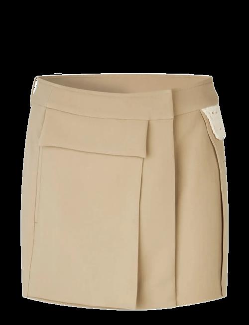 STINE GOYA | Crafted Weave Tailoring, Waistbelt Mini Skirt | M