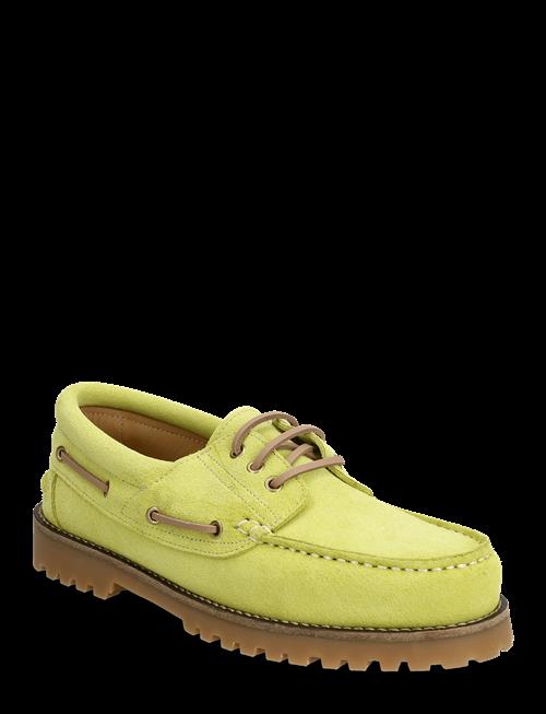 Garment Project | Ollie Boat Shoe - Acid Yellow Suede | 44