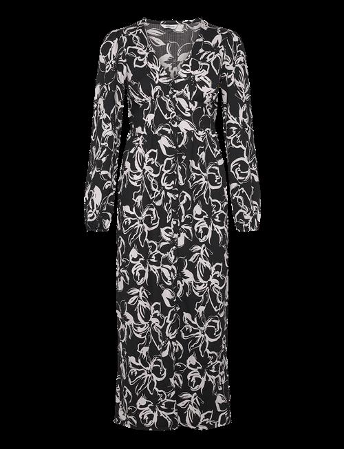 Bubbleroom | Structure Button Midi Dress | S