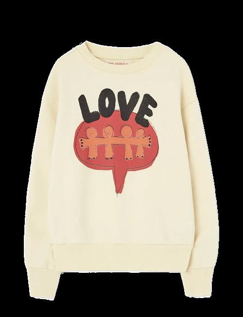 THE ANIMALS OBSERVATORY | Love Flan Yellow Bear Sweatshirt | 4 Y