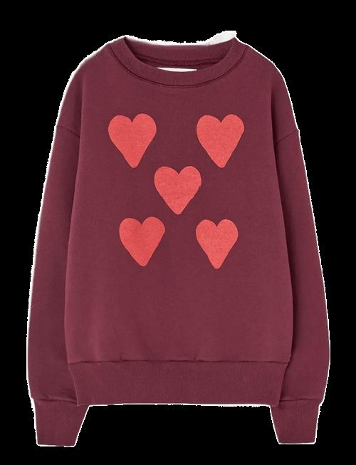 THE ANIMALS OBSERVATORY | Hearts Browned Farnet Bear Sweatshirt | 10 Y