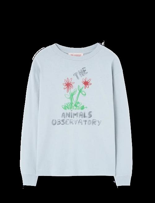 THE ANIMALS OBSERVATORY | Flowers Blue Dof Lonf Sleeve T-Shirt | 6 Y