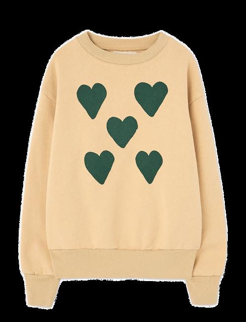 THE ANIMALS OBSERVATORY | Hearts Soft Brown Bear Sweatshirt | 10 Y