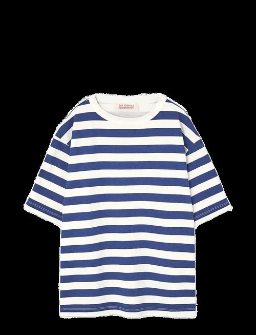 THE ANIMALS OBSERVATORY | Stripes Navy Collie T-Shirt | 6 Y