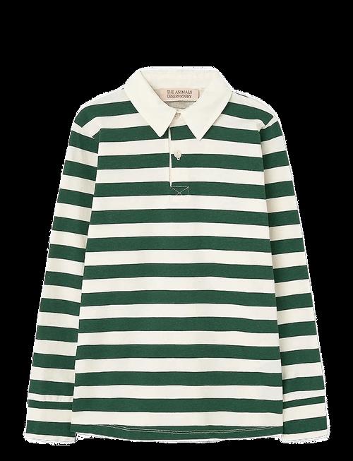 THE ANIMALS OBSERVATORY | Stripes Freen Eel Polo Shirt | 4 Y