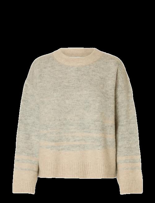 Selected | Slfalva Ls Knit Structure O-Neck | XS