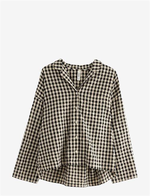 Lindex | Pyjama Shirt In Seersucker | XS