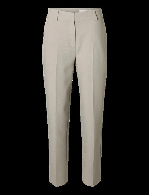 Selected | Slfrita-Ria Mw Cropped Pant Mel Noos | 38