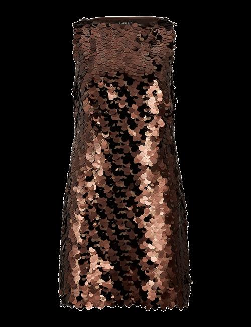 Lauren Ralph Lauren | Sequined Shift Cocktail Dress | 38