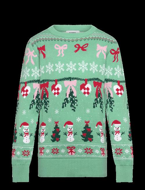 Happy Seasons | Cute Christmas Ribbon Sweater - Kids | 11-12ÅR