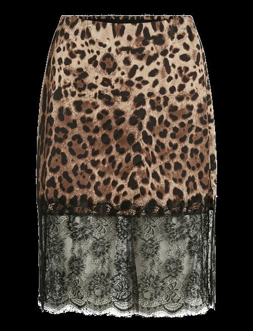 NOISY MAY | Nminferno Mw Short Satin Lace Skirt | XS