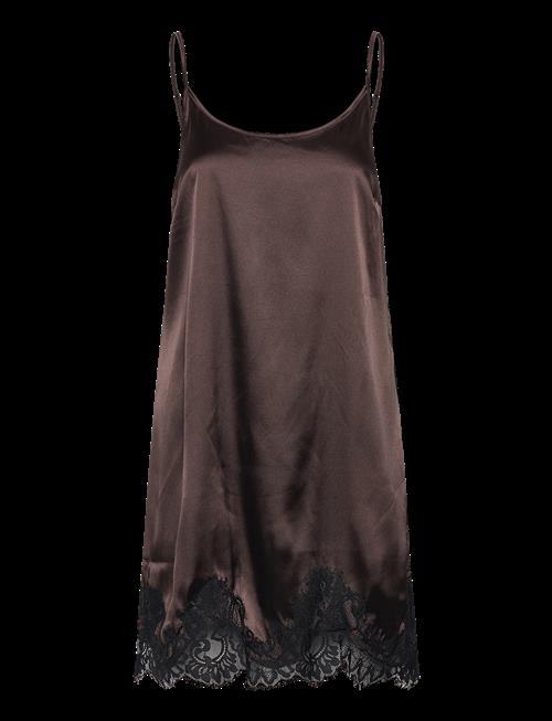 NOISY MAY | Nmceleste S/L Satin Lace Short Dress | S