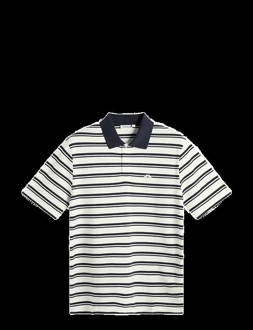 J. Lindeberg | Trond Striped Polo Pique | XL