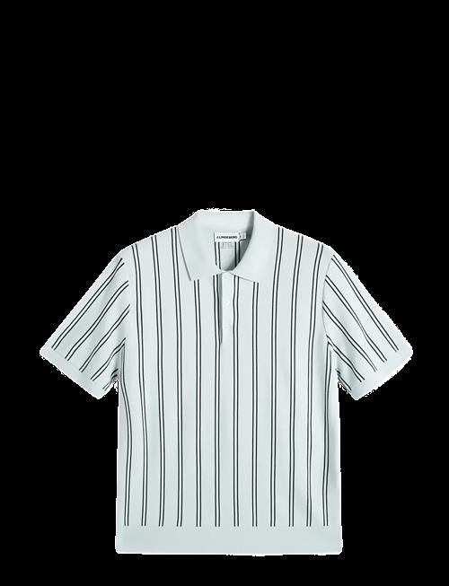 J. Lindeberg | Reymond Stripe Knit Polo | L
