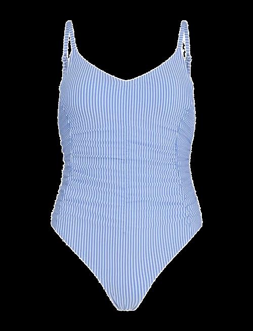 Becksöndergaard | Striba Gathered Bea Swimsuit | L