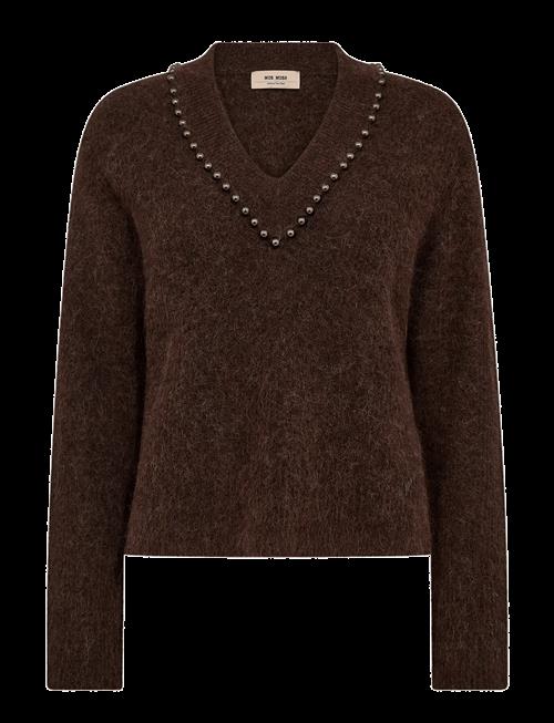 MOS MOSH | Mmzora V-Neck Bead Knit | M