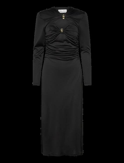 Malina | Amela Embellished Jersey Midi Dress | XS