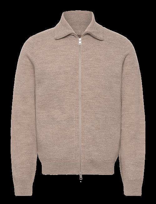 Morris | Cork Knitted Zip Jacket | XL